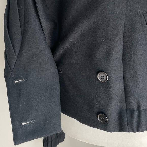 1980s JOSEPH HO  100% Wool Double Breasted Embroidered Bomber EUC - Picture 8 of 16